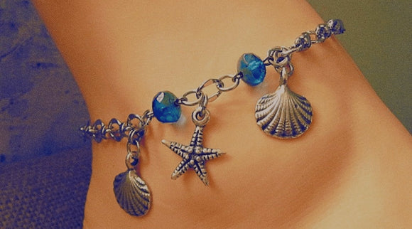 beach themed anklets