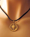 Unisex Compass Necklace