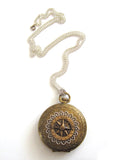 Compass Locket Necklace