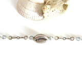 silver cowrie bracelet