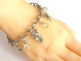 silver mermaid charm bracelet